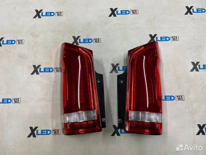 Комплект фонарей Mercedes W447 LED вместо галогена