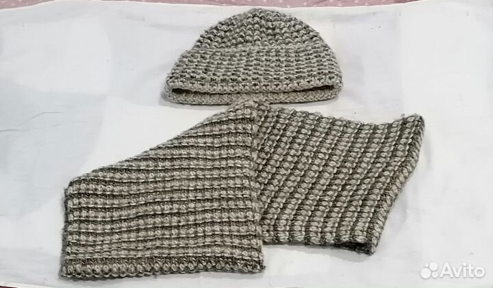 Шапка Снуд шарф женский