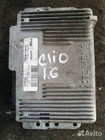 Эбу Двигателя Рено Клио 1.6