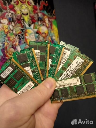 Оперативная память для ноутбука ddr 2,ddr3