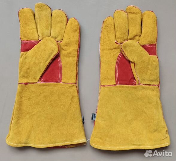 Перчатки краги спилковые сварочные