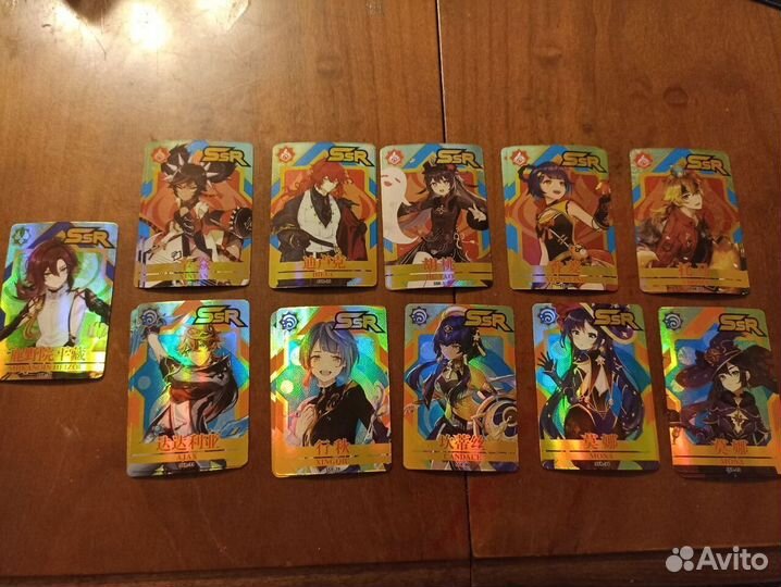 Коллекционные карточки Genshin Impact