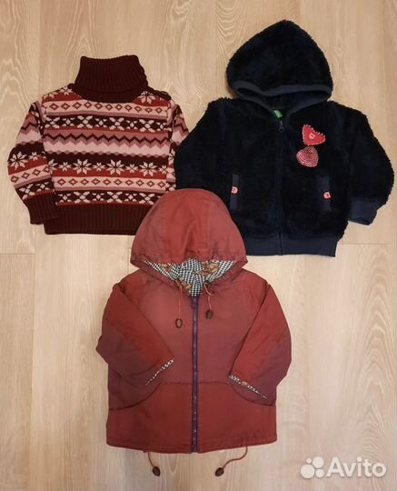 Одежда для девочки на 12-18 мес., р.86