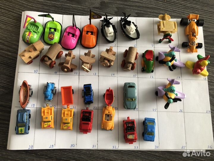 Киндеры 90 х транспорт пакет