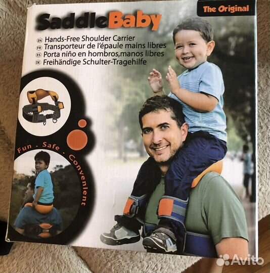 Переноска ребенка на шее Saddle baby
