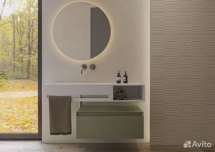 Плитка Alure 30X75 настенная - под бетон, Испания