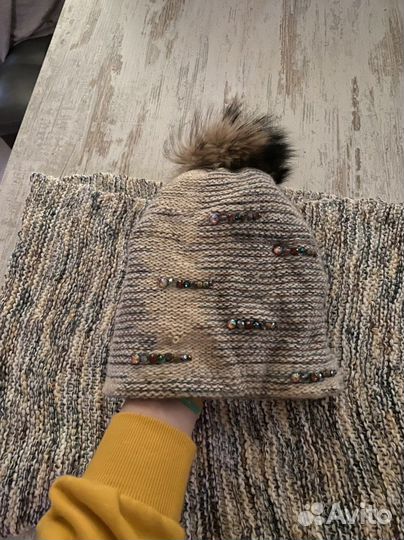 Шапка и снуд новый