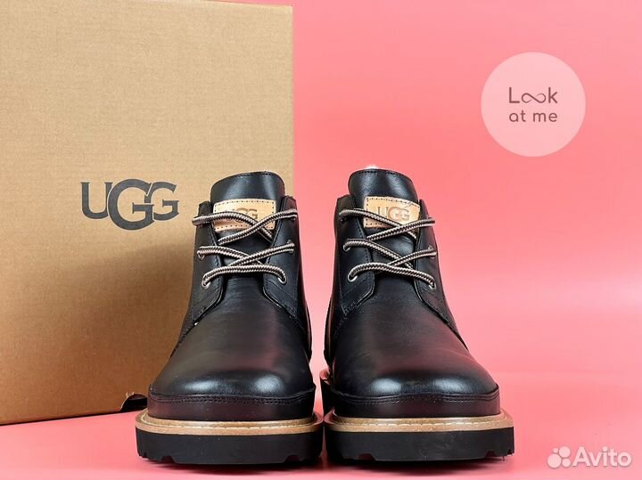 Ботинки мужские Ugg Mens Neumel Gentleman Black