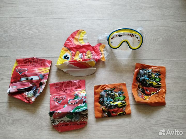 Нарукавники маска для плавания рыбка