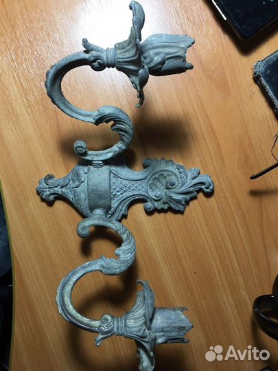 Подсвечник настенный бронза СССР