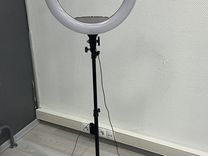 Кольцевая лампа rgb 45 см со штативом