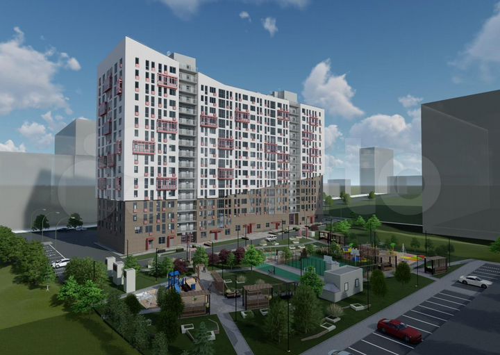 3-к. квартира, 90,9 м², 8/16 эт.