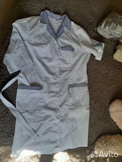 Новый медицинский халат рр 58-60