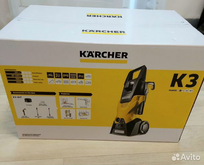 Мойка высокого давления karcher к3 новая