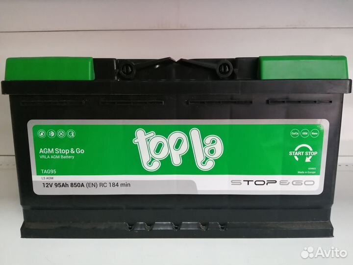 Аккумуляторы AGM Topla