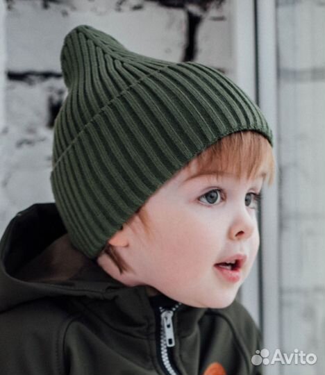 Новая шапка бини детская демисезонная