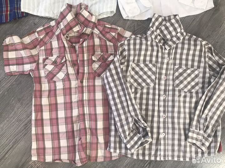 Рубашки-брюки на мальчика 110-116