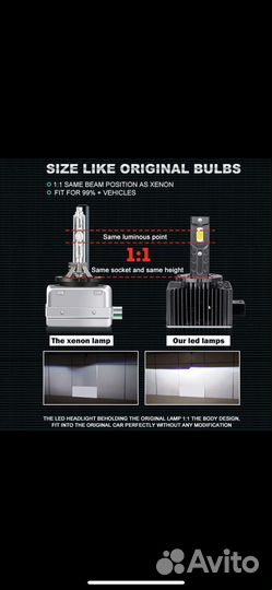 Led лампы d3s