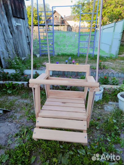 Уличные подвесные детские качели