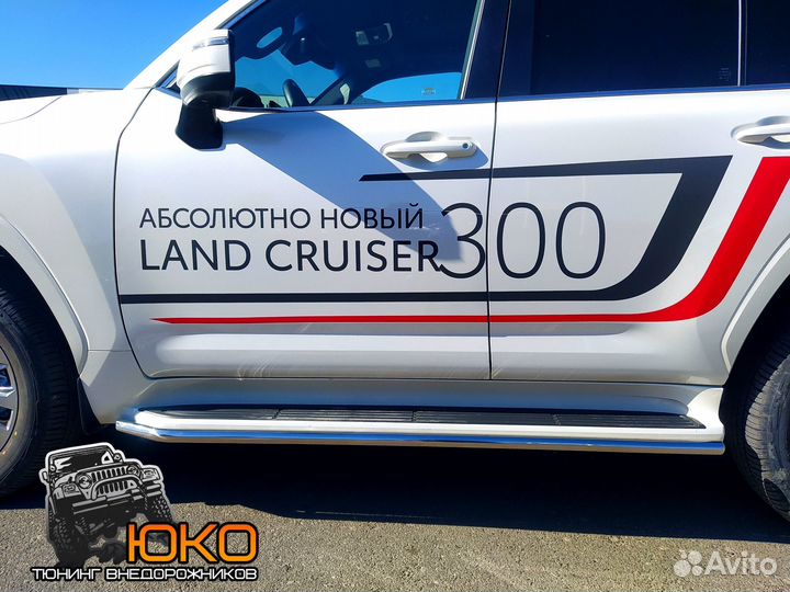 Защита порогов TLC 300 GR Sport