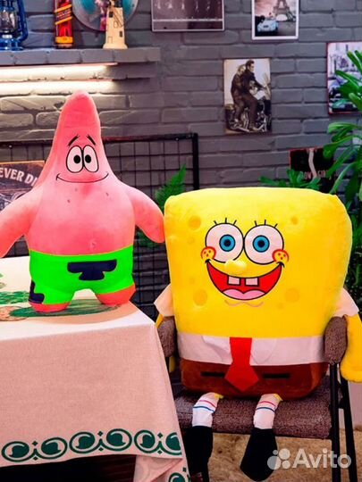 Мягкая игрушка Спанч Боб 55 см