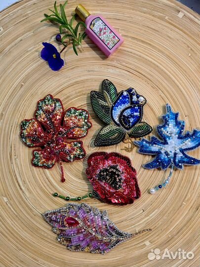 Броши ручной работы