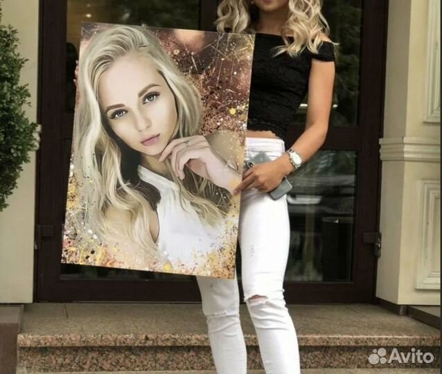 Портрет на холсте (индивидуально)