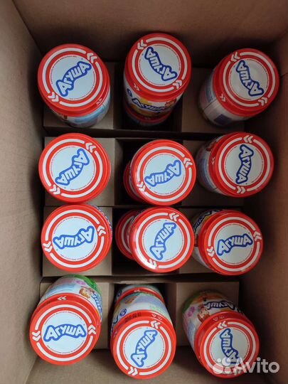 Детское питание овощное пюре Агуша