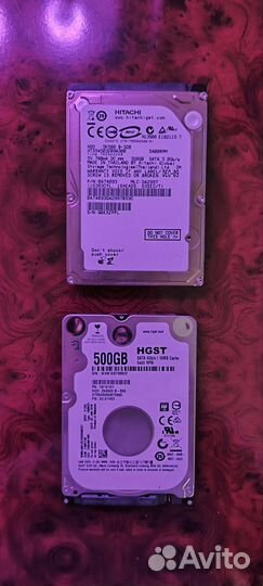 Жёсткий диск 500 Гб и 300 Гб 2.5