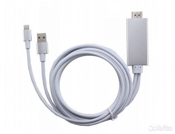 Переходник Hdmi - Lightning, iPhone - Телевизор