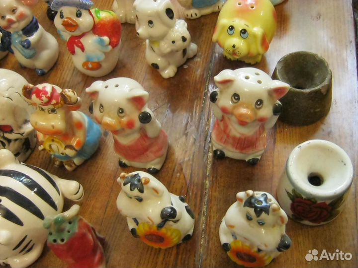 Наборы для специй Солонки перечницы ссср.керамика