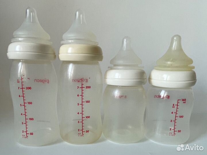 Бутылочки для кормления pigeon+пустышка в подарок
