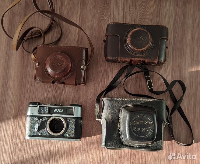 Фотоаппараты СССР лотом