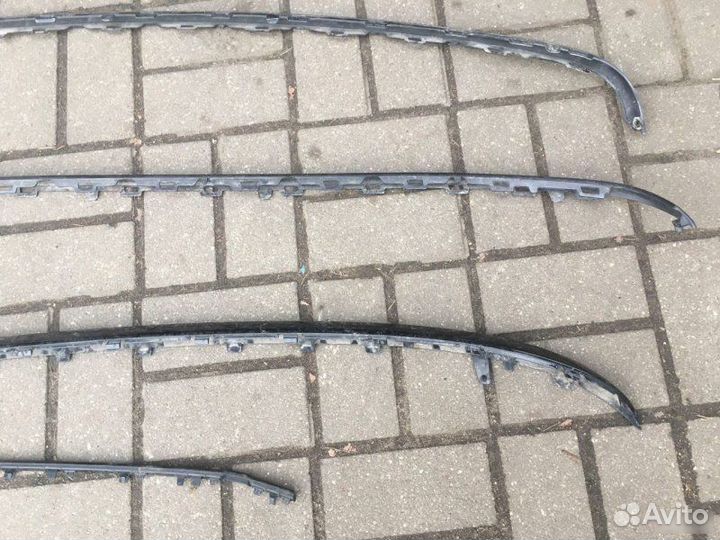 Накладка бампера задняя Audi A8 D5 2017-2020