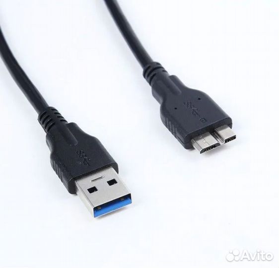 Кабель micro USB 3.0 тип B для портативных внешних