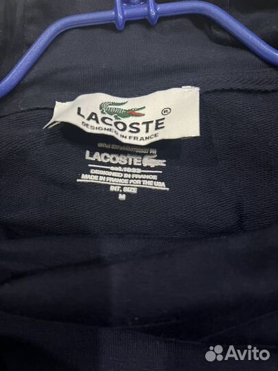 Толстовка новая lacoste