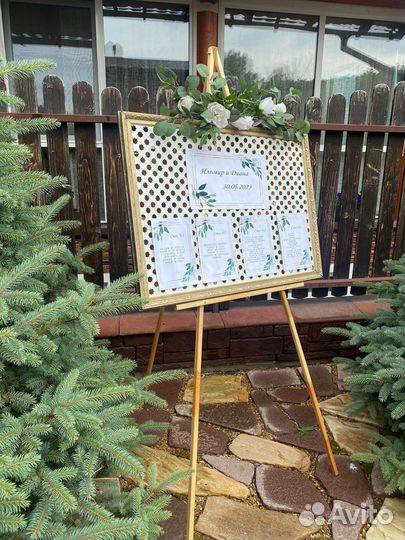 Арка свадебная, мольберт