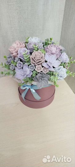 Букет цветов из мыла