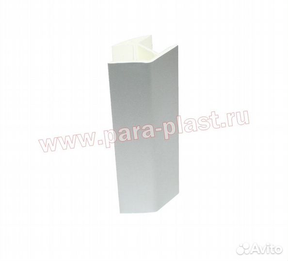 Угол универсальный 135гр. д/цок.пвх 146мм алюминий