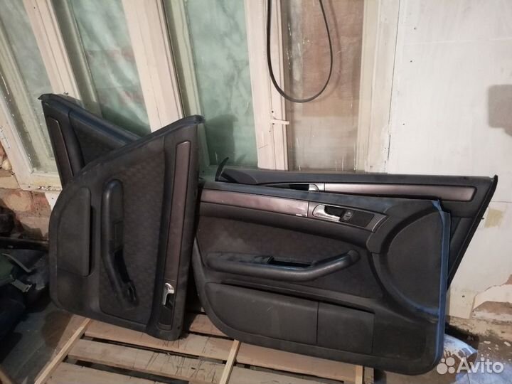 Обшивка дверей Ауди А6 98-2001