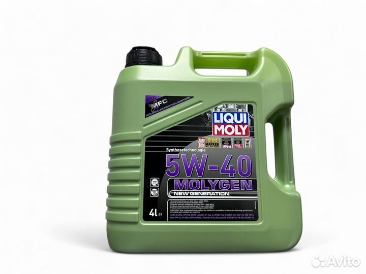 Масло моторное liqui moly molygen 5W40 4L