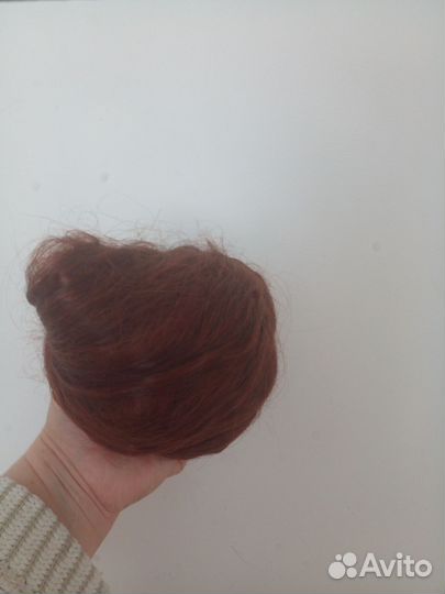 Готовый хвост (шиньон )из натуральных волос 50 см