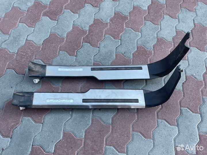 Накладка на порог внутренняя lexus LX570