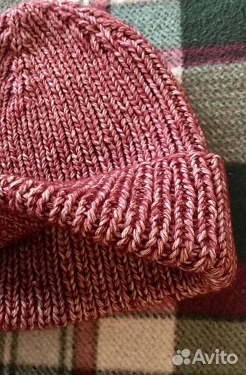 Шапка вязаная ручная работа