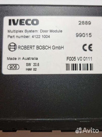 Электронный блок управления (DDM) Iveco 41221004