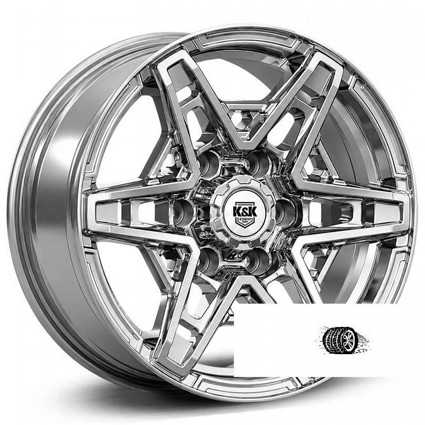 Литые диски K&K 8×R17 6×139.7