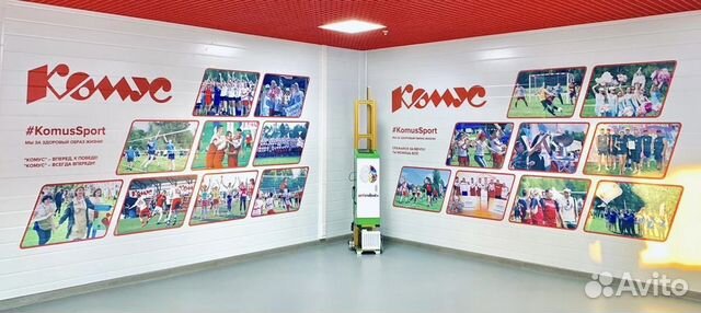 Роспись стен роботом / Печать на стене