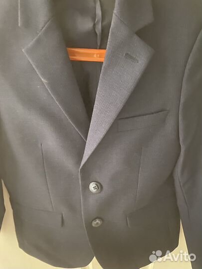 Школьный костюм для мальчика 134 синий