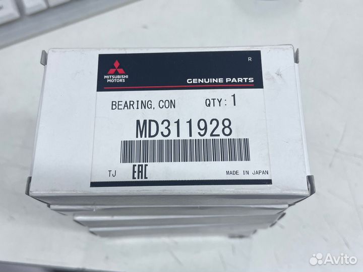 Владыши шатунные Mitsubishi Pajero 3.8