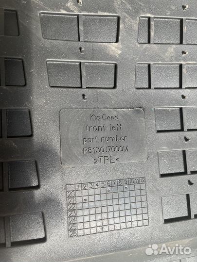 Коврики на киа сид 3, kia ceed cd 2018-н.в